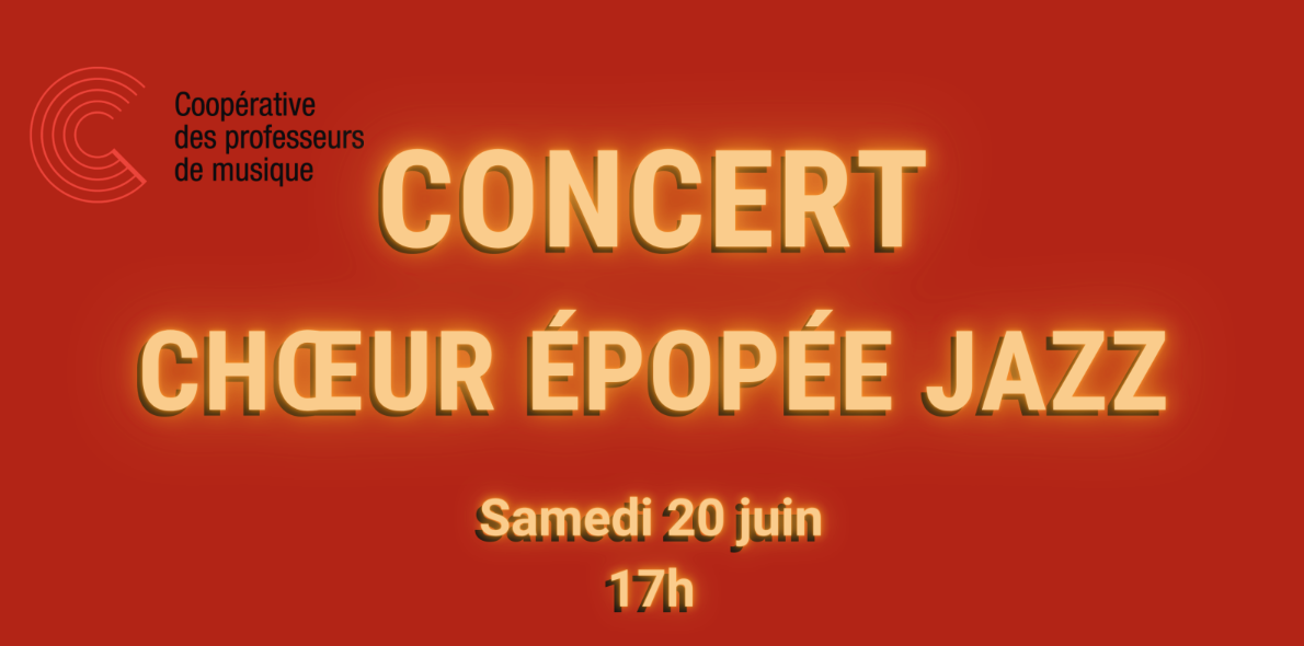 Le Choeur Épopée Jazz en concert !